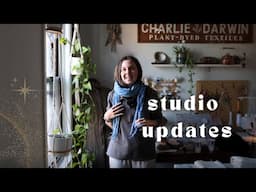 December studio updates! Sewing projects and plans - Chat with me!