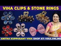 Authentic Viha Clips & Stone Rings | Viha Online Accessories | Anitha Kuppusamy Viha | Viha Online