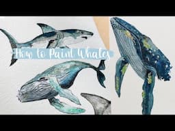 How to Paint Whales | Tutorial for Beginners