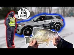 Cops Kicked Me Out for Ice Fishing....