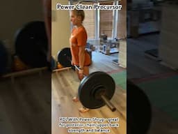 How to prepare for power cleans.This exercise is great alone or as a precursor to other lifts.