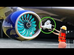 Airplane Engine Testing Birds✈️Rolls-Royce Bird Strike Test