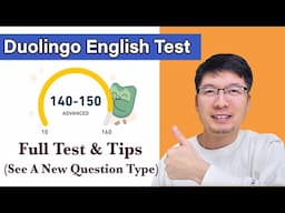 How I got 150 on the Duolingo English Practice Test| Full Test & Tips (With a new question type)