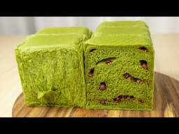 Hokkaido Matcha Milk Loaf, very soft and fluffy, easy recipe