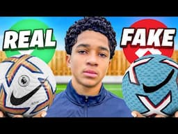 REAL vs FAKE PREMIER LEAGUE FOOTBALL.. Which is better?