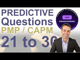 PREDICTIVE PMP and CAPM Questions 21 to 30