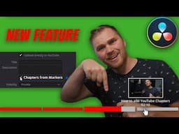 How to Automatically Add Chapters to Youtube Videos  - DaVinci Resolve 17.4 Tutorial