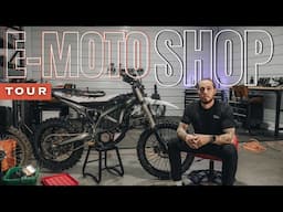 Tour Of My E-Moto Shop! | Electrix Moto