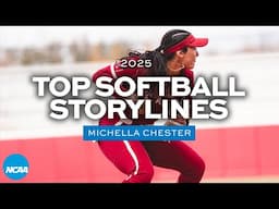 Top storylines for the 2025 college softball season