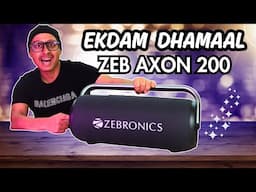 Zebronics Zeb Axon 200 Review – The Best Bluetooth Party Speaker in India! 🎶💥