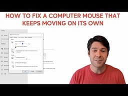 How To Fix a Computer Mouse That Keeps Moving On Its Own (Sensor Cleaning & Driver Reinstall)