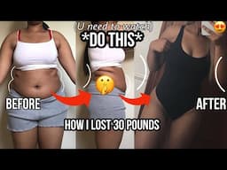 5 Signs You Will NEVER Loose Weight - How I lost 30 Pounds in 3 months - Do This