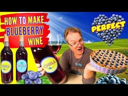 How to Make Blueberry Wine - The Only Wine Recipe You Will Ever Need to Make Blueberry Wine