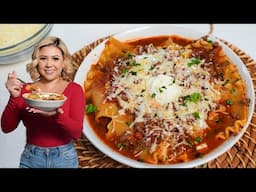 How I Make my Favorite LASAGNA SOUP it’s Quick & Easy!!!