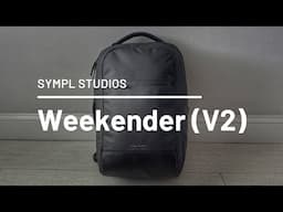 Sympl Studios Weekender (V2) Review - WEATHER RESISTANT Minimalist Tech Bag