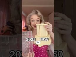 2025 vs. 1950 💄holder 😮 #shorts