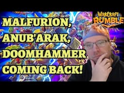 Malfurion, Anub'arak, and Orgrim Doomhammer are coming back to Warcraft Rumble!