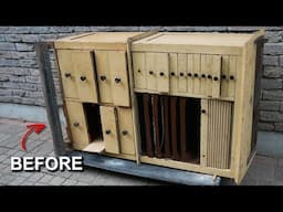 RARE 1900s Dental Cabinet Restoration