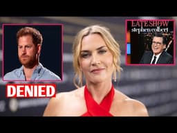 Harry angrily walks off Colbert Late Show as Kate Winslet refuses to address him as 'His Highness.