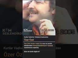 Kurtlar Vadisi'nin Türkülerini seslendiren Özer Özel. #shorts