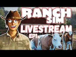 WE ARE FARMERS! 🔴 Ranch Sim Ep1 with Moon & @iceknight1110