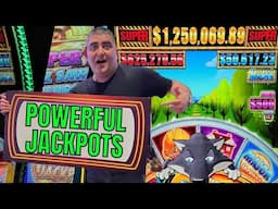 Winning POWERFUL JACKPOTS On Million Dollar Huff N Even More Puff