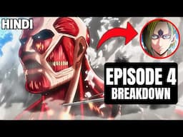 Attack On Titan Episode 4 BREAKDOWN in Detail Hindi