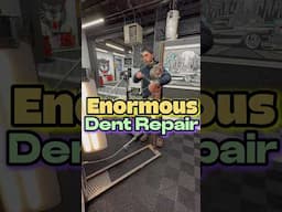 Enormous dent repair #paintlessdentrepair #cardentrepair #autobodyrepair