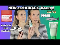 NEW (& Viral) Korean Skincare! Anua PDRN, Numbuzin Cleanser (meh...), Round Lab & More!