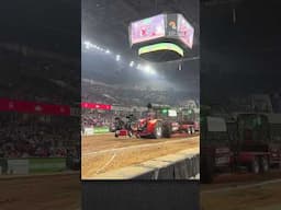 "Money Pit" screaming down the track inside Freedom Hall at the 2024 National Farm Machinery Show!