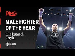 Oleksandr Usyk wins The Ring Male Fighter of the Year & thanks Tyson Fury 😅 | The Ring Awards 🏆