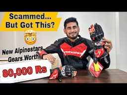 ಹೊಸ ರೇಸ್ ಲುಕ್! 80,000 Rs Alpinestars Faster V3 Jacket and GP Tech V2 Gloves