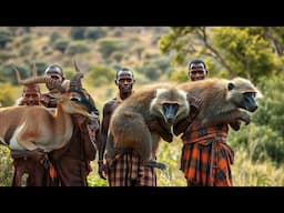 WILD Antelope Hunting with FEARLESS Hadzabe Tribesmen!