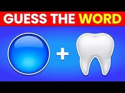 Guess The WORD By Emojis 🤔✅  Emoji Quiz 2025