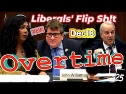 overtime liberals' flip out over late meeting on the fall economic statement