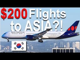 My CHEAPEST EVER Flight Between USA and ASIA! | Air Premia Economy Class from Seoul to San Francisco