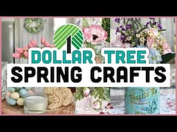 Charming Spring (Dollar tree) Home Decor Crafts | Farmhouse DIY