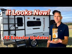 Updating The Exterior Of Our Rv - Spray Paint & A Few Parts Bring It To Good As New!