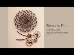 Elements Fire kinetic sculpture