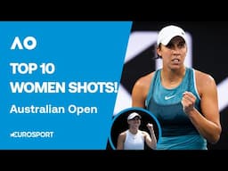 Top 10 Women Shots ft. Keys, Badosa and MORE! 🔥 | Australian Open 2025 🇦🇺