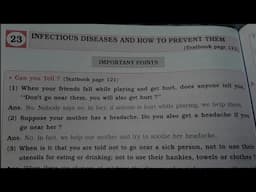 Std. 5 EVS 1 Lesson 23 Infectious Diseases and How to Prevent Them Digests Answers Maharashtra Board