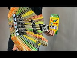 Building a Bass Out of 2000 Colored Pencils