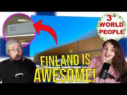 3rd WORLD PEOPLE REACT: THE INCREDIBLE HELSINKI CENTRAL LIBRARY OODI | FINLAND REACTION