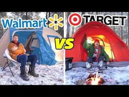 Target VS Walmart Overnight Survival Challenge!