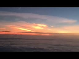 Polar Stratospheric Cloud (PSC) seen above Iceland from plane.