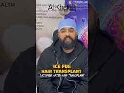 Happy client after ICE FUE hair transplant ✨