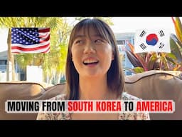 MOVING FROM KOREA TO AMERICA | Language Barrier, Shopping, Culture Shock, Making Friends.