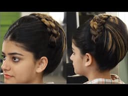 Bridal Bun Hairstyle for Wavy Hair Wedding Hairstyle - घुंघराले बालों पर ब्राइडल बन कैसे बनाएं?