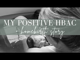 My Positive Home birth Story | HBAC | Homebirth After Cesarean | VBAC birth story