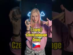 《Teeth》 Czech version🇨🇿Česky, my new film Unstoppable below #zinablahusova #teeth #viral #foryou